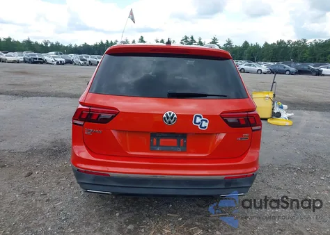 2018 Volkswagen Tiguan 2.0T Se/2.0T Sel из США, поврежденный, VIN 3VV2B7AX1JM003383